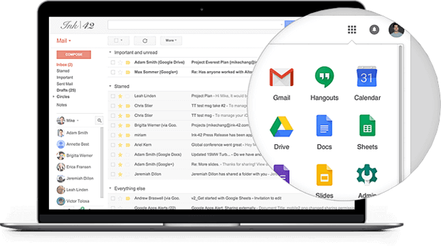 Google Apps Interface
